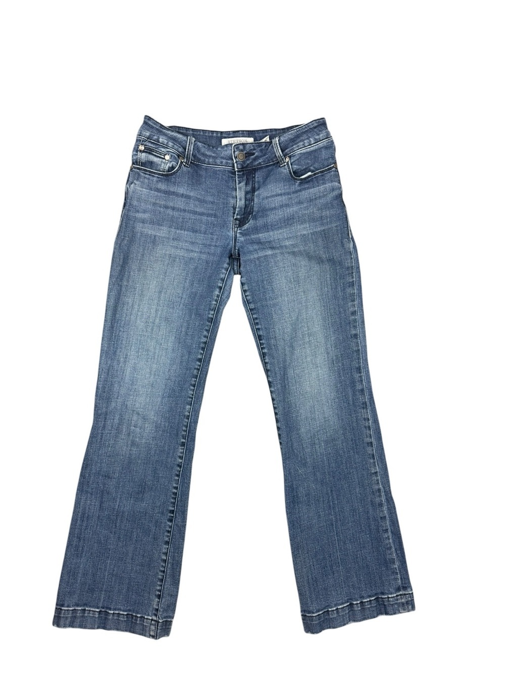Stetson Light Blue High-Rise Flare Jeans - Picture 3 of 9